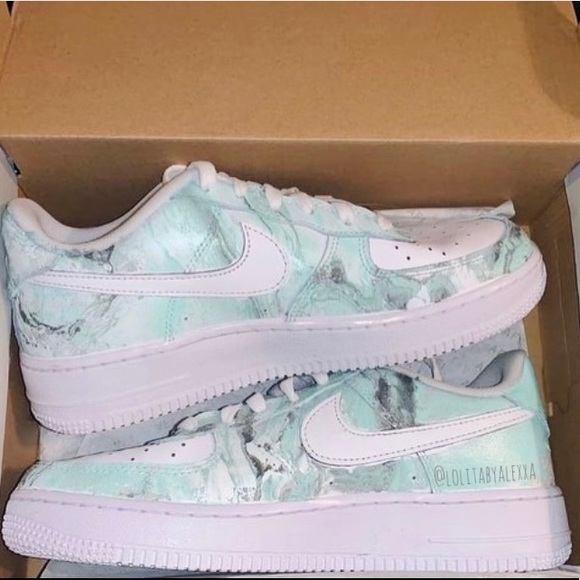 Marble Custom Air Force 1 - Picture 2 of 2